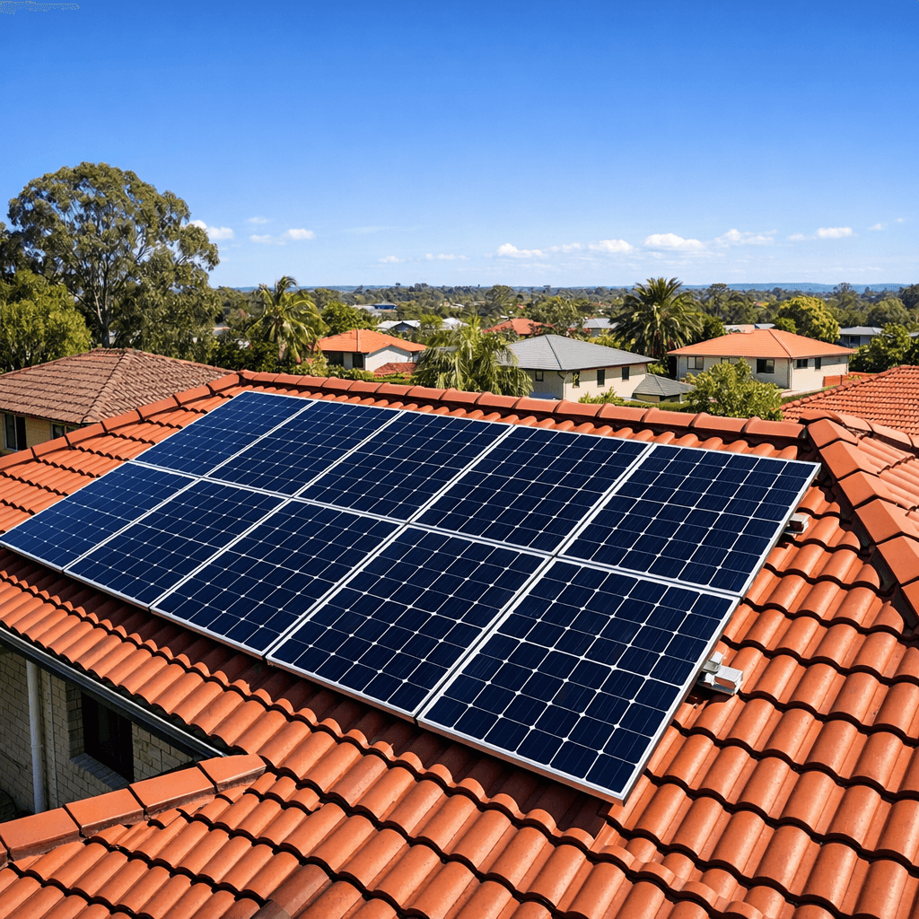 Solar panel and EV charger installation
